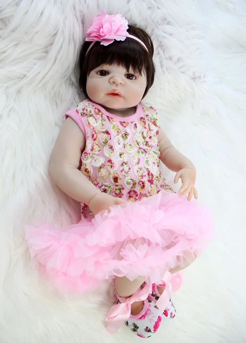 NPKCOLLECTION 22" Full Body Silicone Newborn Doll Princess Realistic Reborn Baby Girl Alive Bebe Boneca Toy Waterproof Dolls
NPKCOLLECTION 22" Full Body Silicone Newborn Doll Princess Realistic Reborn Baby Girl Alive Bebe Boneca Toy Waterproof Dolls