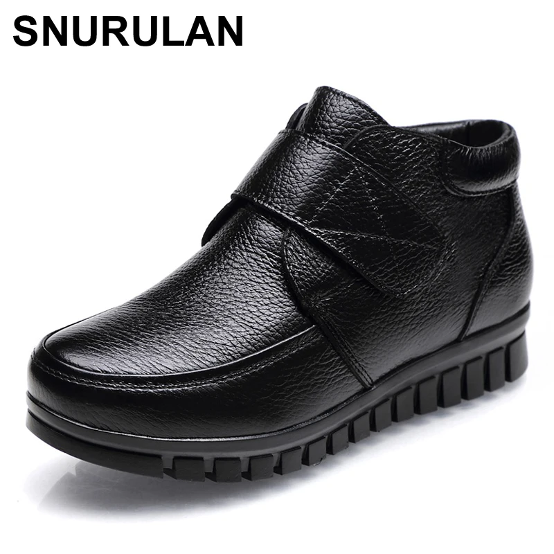 SNURULAN Autumn winter new mother cotton shoes fashion plus cashmere warm women boots middle-aged large size flat snow bootsE132
SNURULAN Autumn winter new mother cotton shoes fashion plus cashmere warm women boots middle-aged large size flat snow bootsE132