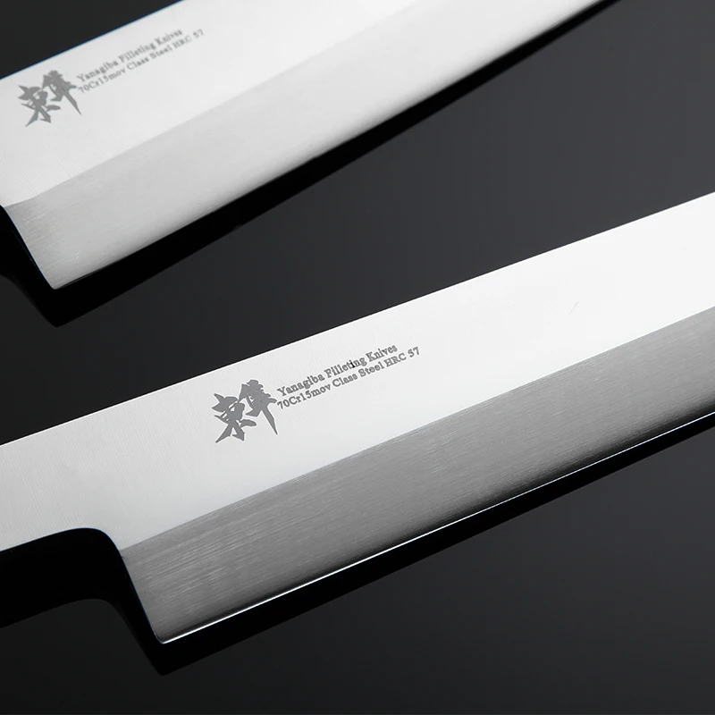 Японский Нож для сашими Филейный нож янагиба суши Германия импорт 70Cr15MoV стальной