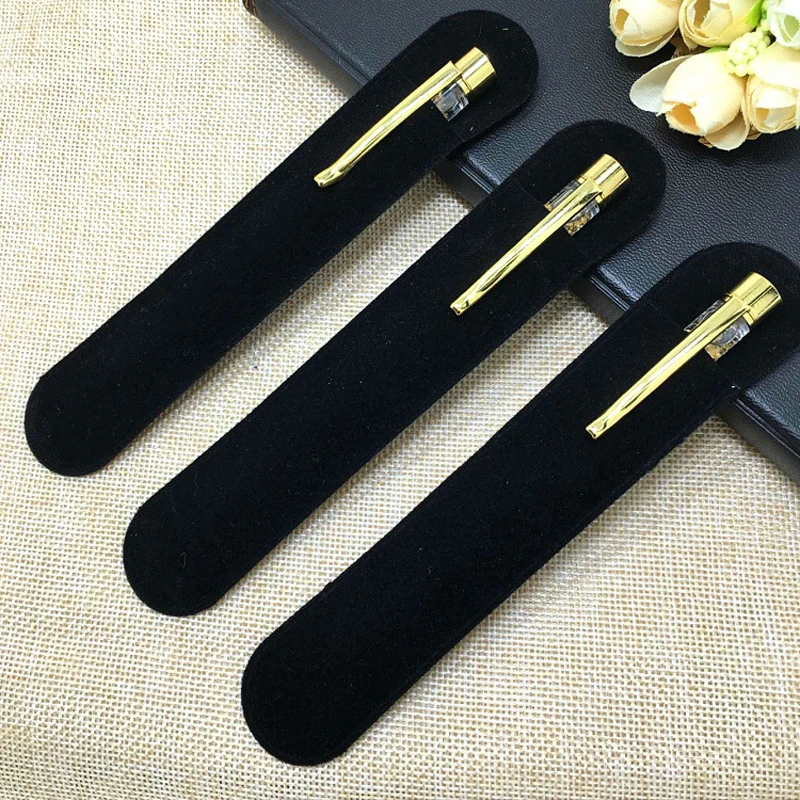 Velvet Pen Pouch Single Pencil Storage Bag Holder Black Color Pen Case for Rollerball Fountain/Ballpoint Pen
Velvet Pen Pouch Single Pencil Storage Bag Holder Black Color Pen Case for Rollerball Fountain/Ballpoint Pen