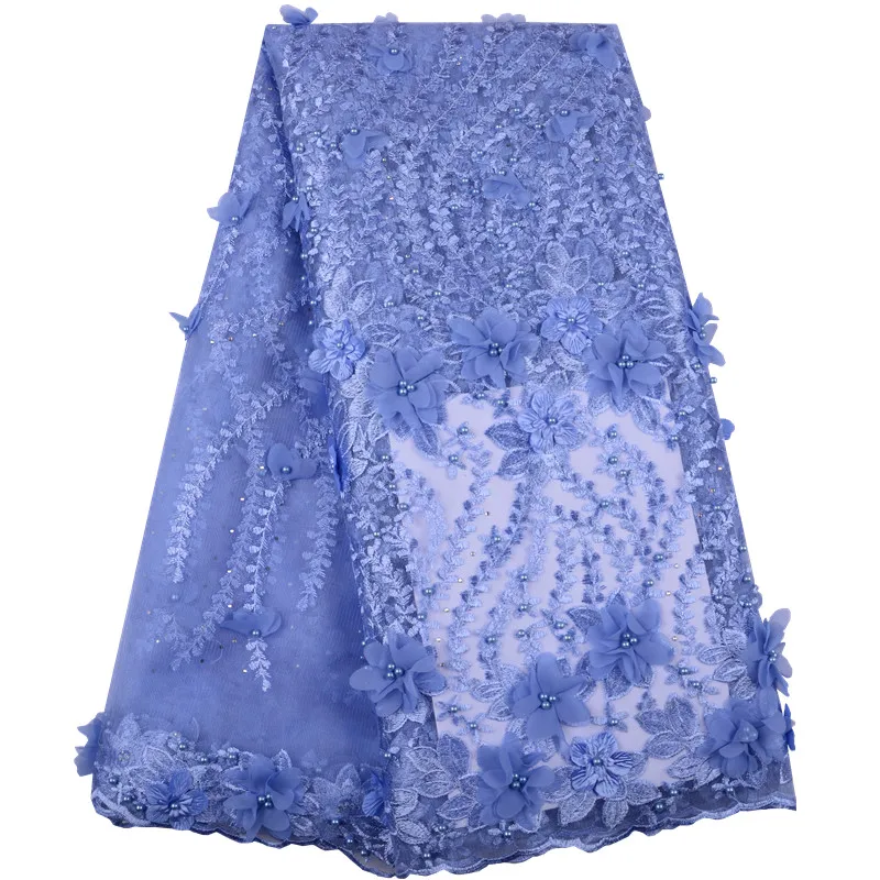 Sky Blue African 3D Flower Lace Fabric High Quality French Tulle Lace Fabric Appliqued Nigerian Net Lace For Wedding Dress S1400
Sky Blue African 3D Flower Lace Fabric High Quality French Tulle Lace Fabric Appliqued Nigerian Net Lace For Wedding Dress S1400
