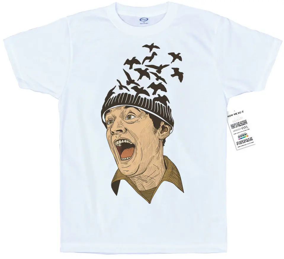 Футболка с изображением Джека Николсона # One Fly Over the Cuckoo's Nest модная Стильная