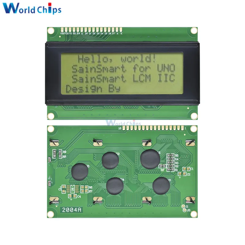 2004 204 20x4 Character LCD Display Module HD44780 Controller Yellow Blacklight For Arduino
2004 204 20x4 Character LCD Display Module HD44780 Controller Yellow Blacklight For Arduino