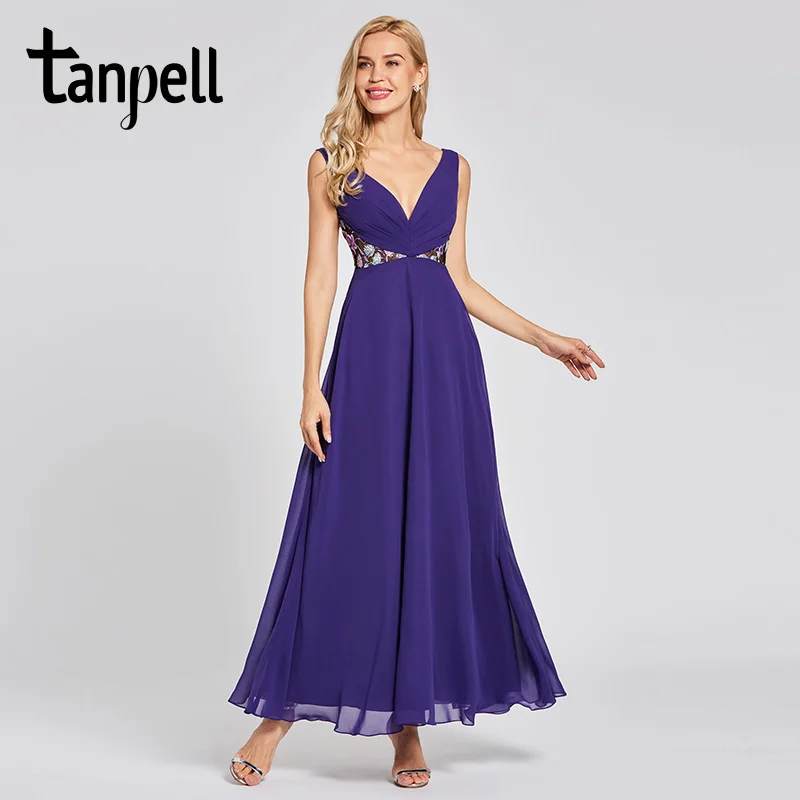 Tanpell backless long evening dress regency sleeveless floor length a line dresses women wedding party lace formal evening gown
Tanpell backless long evening dress regency sleeveless floor length a line dresses women wedding party lace formal evening gown