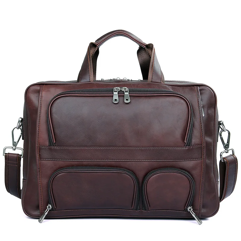 Men Travel Duffles Weekend Bags Cow Leather Business 17" Laptop Large Capacity Travel File Vintage Casual Brand Handbag bag
Men Travel Duffles Weekend Bags Cow Leather Business 17" Laptop Large Capacity Travel File Vintage Casual Brand Handbag bag