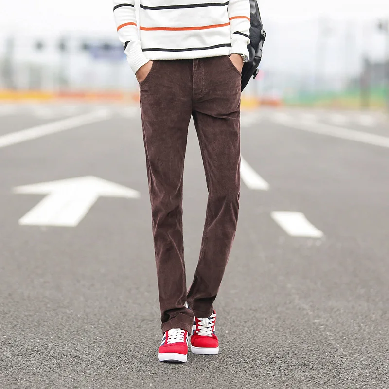 2020 Autumn Corduroy Men's Trousers Straight Slim Elastic Trousers Autumn and Winter Men's Casual pants Size 28-36 38 40
2020 Autumn Corduroy Men's Trousers Straight Slim Elastic Trousers Autumn and Winter Men's Casual pants Size 28-36 38 40