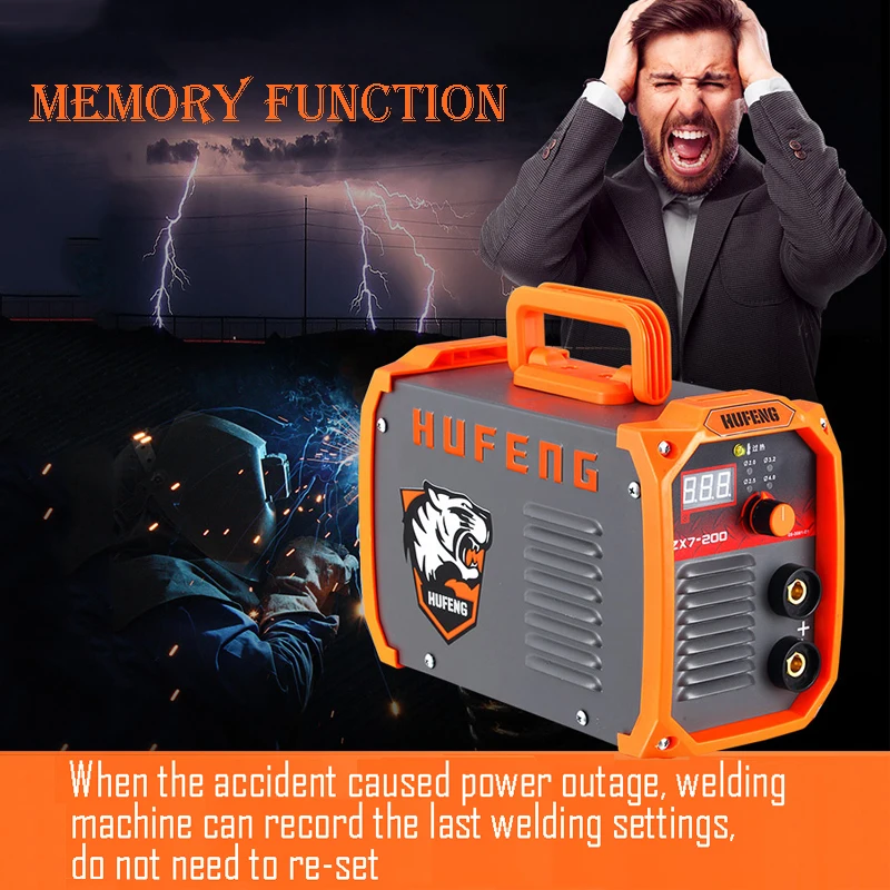 ZX7-200 Portable Smart MMA Welder IGBT AC 220V 10A-200A Arc Cool Fashion Welding Machine
ZX7-200 Portable Smart MMA Welder IGBT AC 220V 10A-200A Arc Cool Fashion Welding Machine