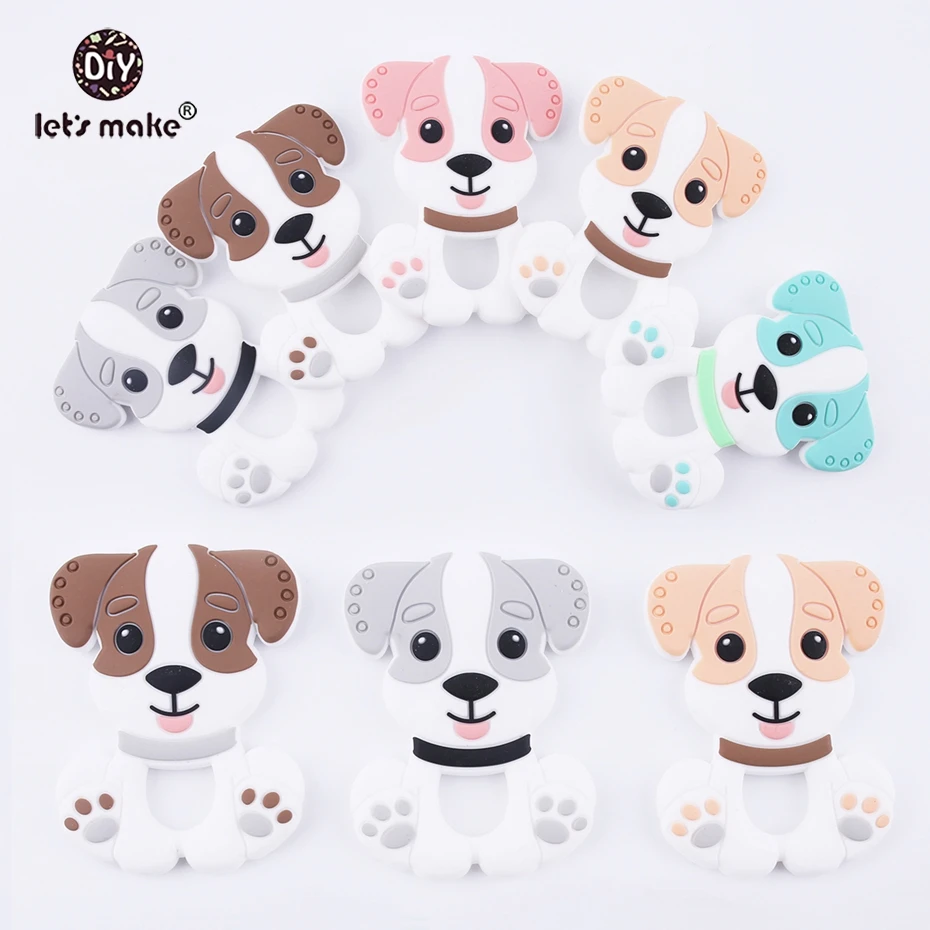 Let's Make Silicone Teething Accessories BPA Free 10pc Silicone Dog Can Chew Baby DIY Jewelry Nursing Necklace Pendant
Let's Make Silicone Teething Accessories BPA Free 10pc Silicone Dog Can Chew Baby DIY Jewelry Nursing Necklace Pendant