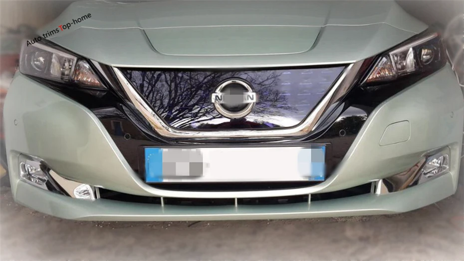 Outside Front Fog Lights Foglight Lamp Cover Trim 2 Pcs / Set Fit For Nissan Leaf 2018 - 2022 ABS Exterior Mouldings
Outside Front Fog Lights Foglight Lamp Cover Trim 2 Pcs / Set Fit For Nissan Leaf 2018 - 2022 ABS Exterior Mouldings