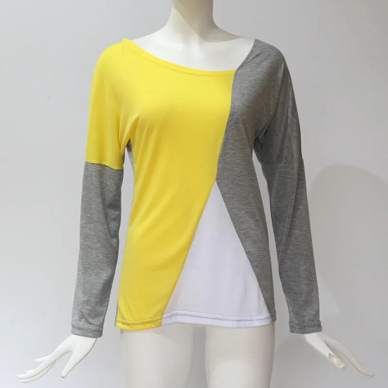 2018 Autumn Fashion Hit Color Female T-Shirt Long Sleeve Loose O-Neck Patchwork Casual T Shirt Girls Street Wear Women WS9499V
2018 Autumn Fashion Hit Color Female T-Shirt Long Sleeve Loose O-Neck Patchwork Casual T Shirt Girls Street Wear Women WS9499V