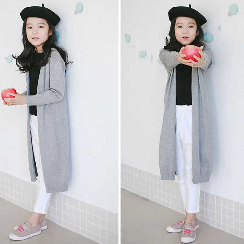 2018 spring autumn long knitting baby big girls sweater new knitted girls cardigan coats red gray black long coats knit sweater
2018 spring autumn long knitting baby big girls sweater new knitted girls cardigan coats red gray black long coats knit sweater