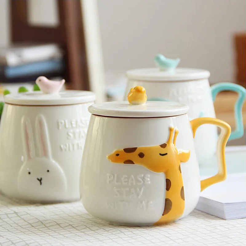 Cute Animals Style Stereo Ceramic Mugs Creative Moring Mug Milk or Coffee Unique Mugs SH188
Cute Animals Style Stereo Ceramic Mugs Creative Moring Mug Milk or Coffee Unique Mugs SH188