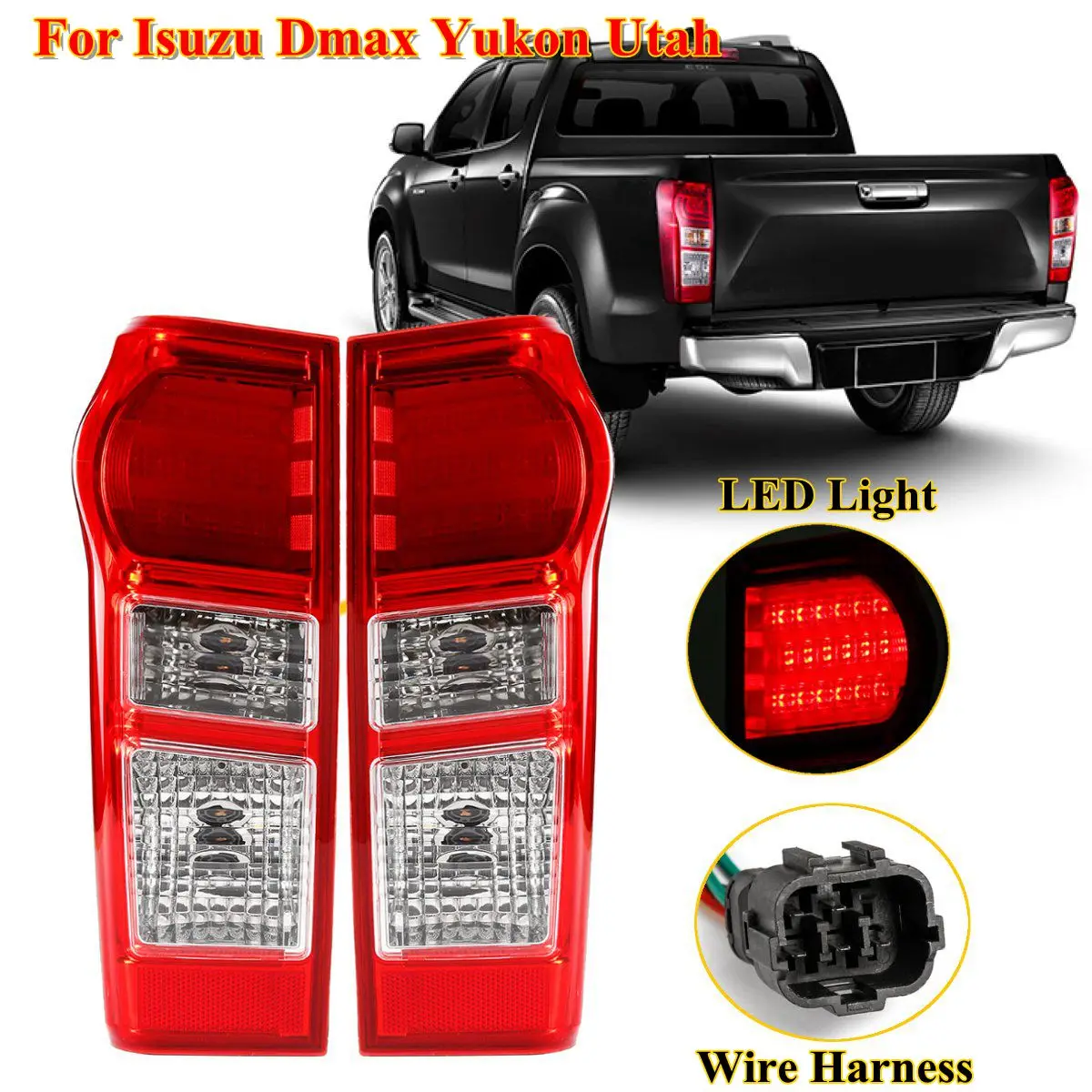 Pair LED Tail Light Brake Rear Signal Lamp for Isuzu Dmax Yukon Utah 2012 2013 2014 2015 2016 8961253983 8961253983 Car Accessor
Pair LED Tail Light Brake Rear Signal Lamp for Isuzu Dmax Yukon Utah 2012 2013 2014 2015 2016 8961253983 8961253983 Car Accessor