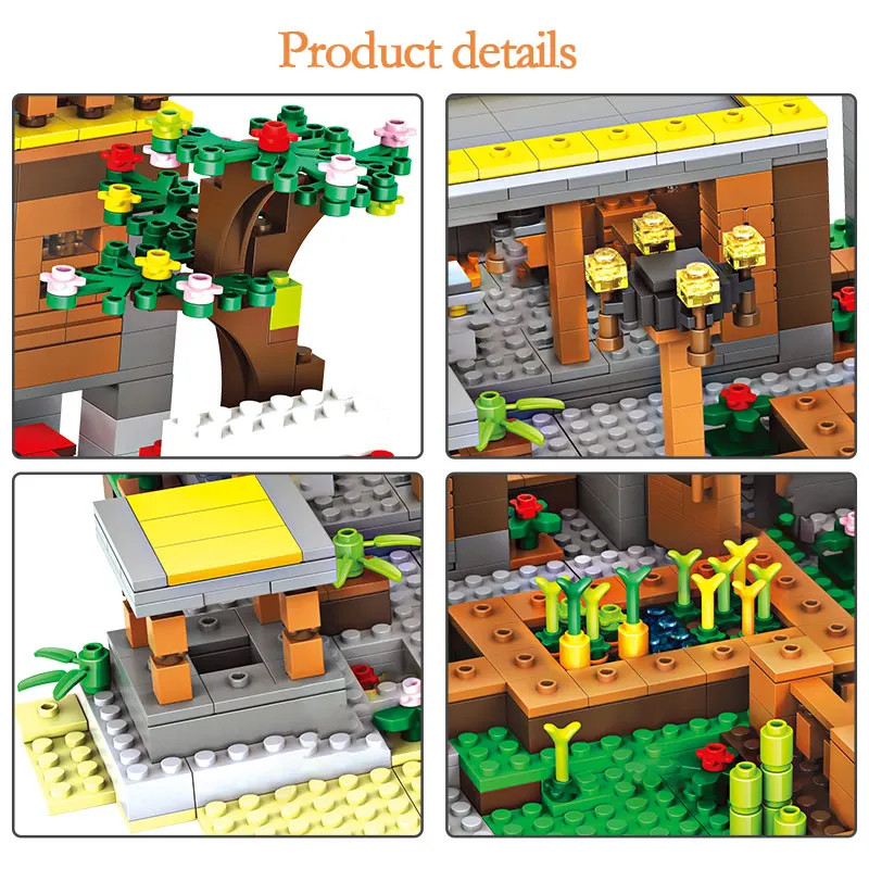 1170pcs Dream Gold House Village Building Blocks City Educantion Toy For Kids 2 Assembly Methods
1170pcs Dream Gold House Village Building Blocks City Educantion Toy For Kids 2 Assembly Methods
