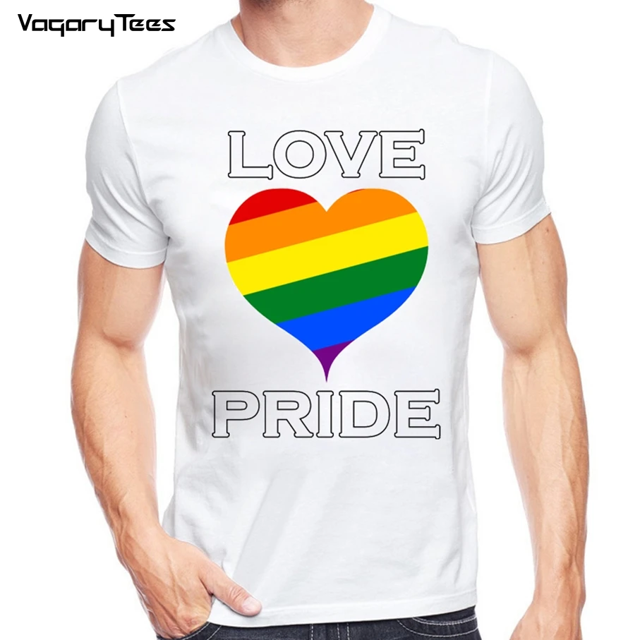 Мужские и женские футболки с принтом Pride Lgbt летние повседневные Love pride одежда