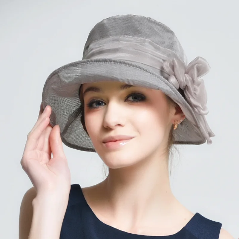 Women's Silk Sun Hats Lady Wide Screen Sun Cap Foldable Girls Spring Autumn Beach Sun Cap Luxury UV Protection Floppy Hat B-7318
Women's Silk Sun Hats Lady Wide Screen Sun Cap Foldable Girls Spring Autumn Beach Sun Cap Luxury UV Protection Floppy Hat B-7318