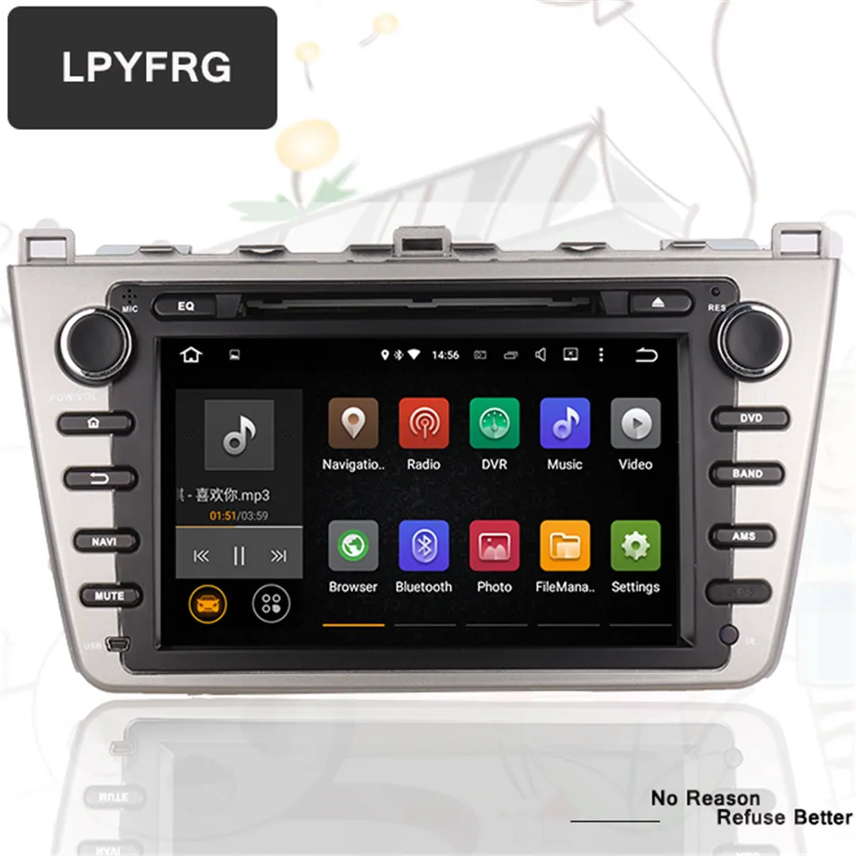 Android 10 0 Восьмиядерный ОЗУ 4G Автомобильный DVD GPS Радио стерео для Mazda 6 2008 2009 2010 2011 2012