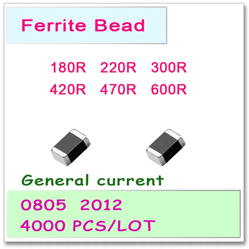 JASNPROSMA 0805/2012 100MHZ 4000PCS General current SMD Ferrite Bead 180R 220R 300R 420R 470R 600R 25% SMD OHM FB High quality
JASNPROSMA 0805/2012 100MHZ 4000PCS General current SMD Ferrite Bead 180R 220R 300R 420R 470R 600R 25% SMD OHM FB High quality