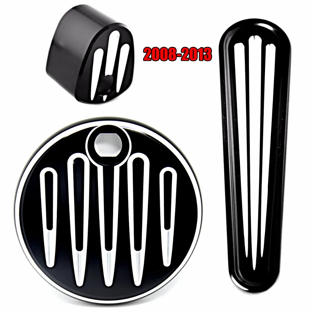 Black Fuel Tank Door&Slot Track Insert&Ignition Cap For Harley Road King Street Glide FLHX 08-13
Black Fuel Tank Door&Slot Track Insert&Ignition Cap For Harley Road King Street Glide FLHX 08-13