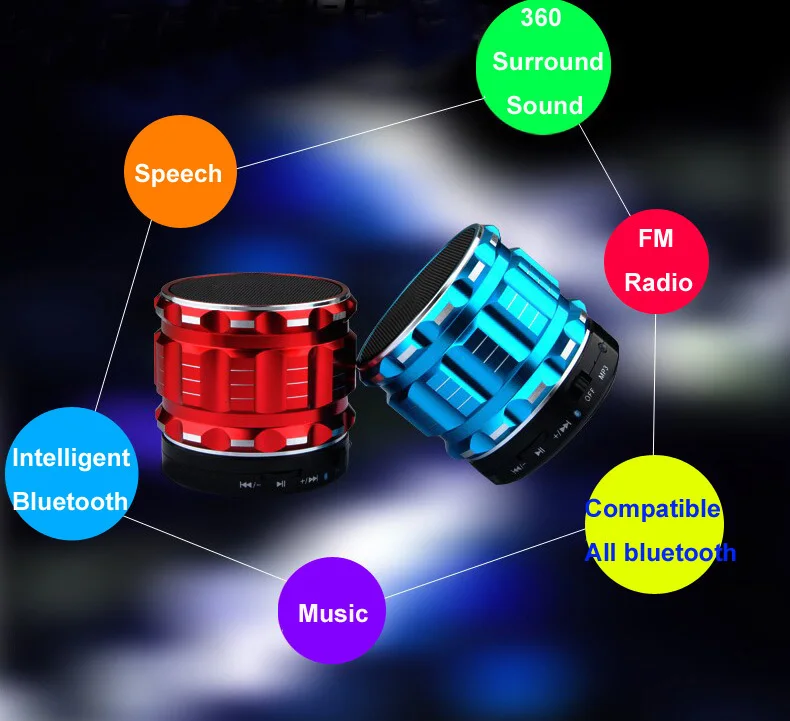 Новинка портативная беспроводная Bluetooth мини-Колонка S28 стерео сабвуфер колонка s