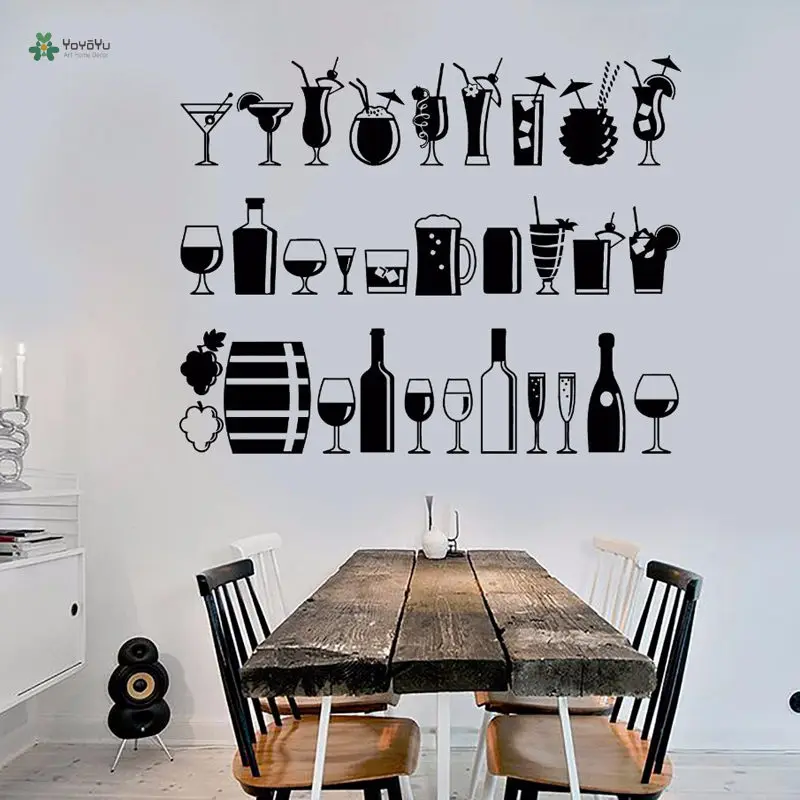 Art Mural Wine Theme Winery Decor Sticker Home Removable Modern Adhesive Decal Glass Bar Beverage Store Vinyl Wall StickersZW207
Art Mural Wine Theme Winery Decor Sticker Home Removable Modern Adhesive Decal Glass Bar Beverage Store Vinyl Wall StickersZW207