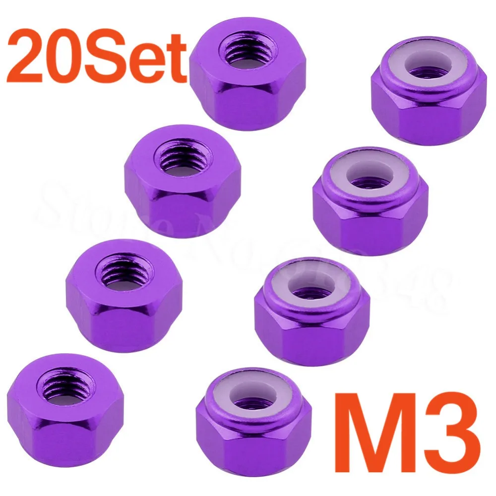 Wholesale 20Sets Aluminum Nylon Wheel Lock Nut M3 Spare Parts Upgrade For 1/10 RC Model Car HSP 02102 102048 122048
Wholesale 20Sets Aluminum Nylon Wheel Lock Nut M3 Spare Parts Upgrade For 1/10 RC Model Car HSP 02102 102048 122048