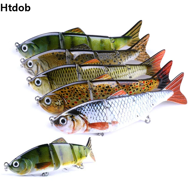 Htdob 4 Sections Fishing Lure 16.8g 12cm Swimbait Bass Fishing bait 6# Black Hook Fishing Tackle Wobbler Vibration Bait
Htdob 4 Sections Fishing Lure 16.8g 12cm Swimbait Bass Fishing bait 6# Black Hook Fishing Tackle Wobbler Vibration Bait