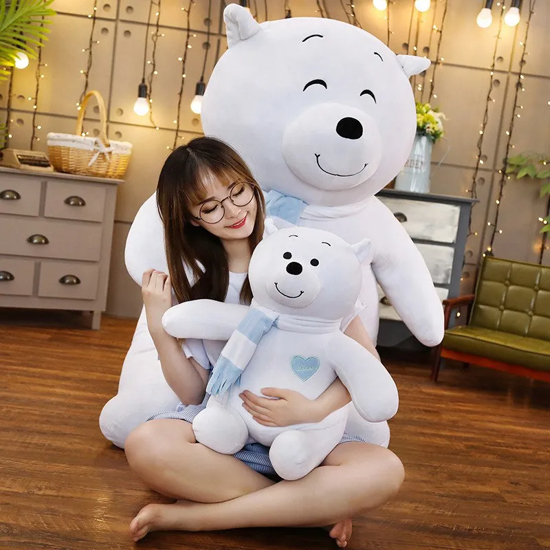 Big Size Kawaii Polar Bear Plush Toy Soft Cartoon Animal Teddy Bear Stuffed Doll Baby Accompany Doll Girlfriend Birthday Gift
Big Size Kawaii Polar Bear Plush Toy Soft Cartoon Animal Teddy Bear Stuffed Doll Baby Accompany Doll Girlfriend Birthday Gift