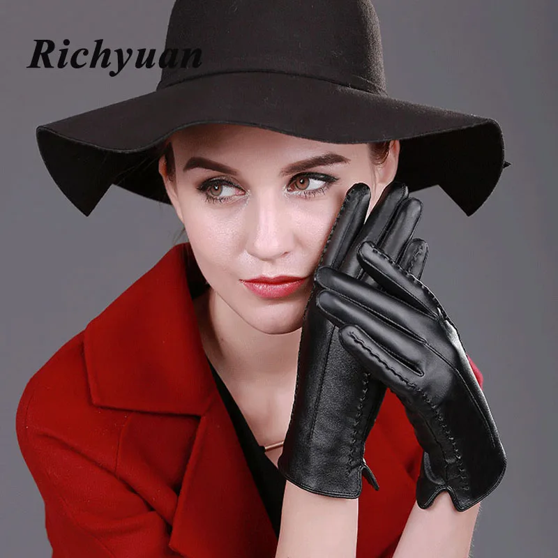 Richyuan, новинка 2017, Модные женские перчатки, женские зимние теплые перчатки с сенсорным экраном, варежки, полный палец
Richyuan, новинка 2017, Модные женские перчатки, женские зимние теплые перчатки с сенсорным экраном, варежки, полный палец
