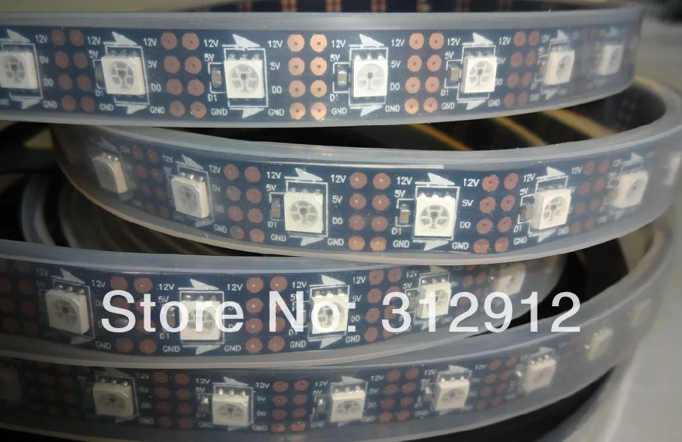 Светодиодная Пиксельная лента 5 м 12 В постоянного тока INK1003, IP68,60 светодиодов 5050 (RGB с INK1003 IC)/м с 60 пикселями; Черная печатная плата, в Кремниево...
Светодиодная Пиксельная лента 5 м 12 В постоянного тока INK1003, IP68,60 светодиодов 5050 (RGB с INK1003 IC)/м с 60 пикселями; Черная печатная плата, в Кремниево...