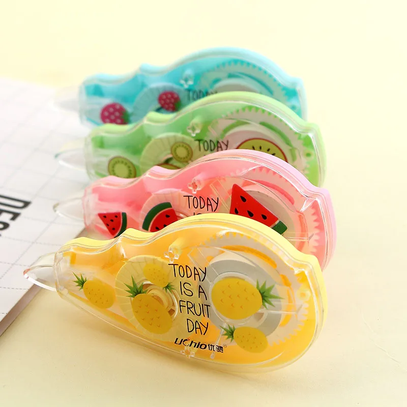 MIRUI 50M Korean Style Fruit Transparent Stationery Corrector Correction Tape Roller White Sticker Student School Supply
MIRUI 50M Korean Style Fruit Transparent Stationery Corrector Correction Tape Roller White Sticker Student School Supply