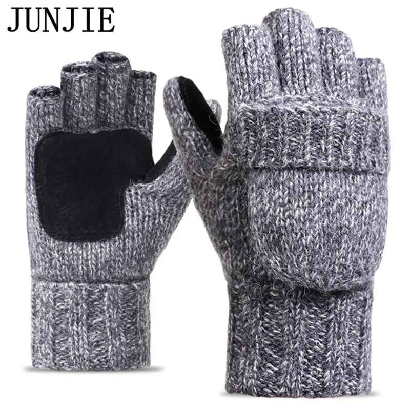 2020 Thick Male Fingerless Gloves Men Wool Winter Warm Exposed Finger Mittens Knitted Warm Flip Half Finger Gloves High Quality
2020 Thick Male Fingerless Gloves Men Wool Winter Warm Exposed Finger Mittens Knitted Warm Flip Half Finger Gloves High Quality