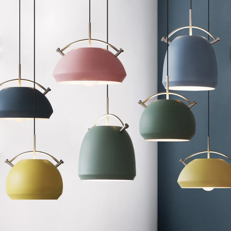 NEW Colorful Nordic Modern Hanging & Pendant Lights E27 Pendant Lamp Light Fixtures 110V 220V for Personality Decor Suspension
NEW Colorful Nordic Modern Hanging & Pendant Lights E27 Pendant Lamp Light Fixtures 110V 220V for Personality Decor Suspension