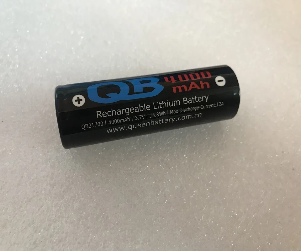 (70 шт./лот Бесплатная доставка) батарея для фонарика QB21700 21700 дрона QB 4000 мА/ч 12A
