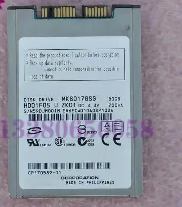 100% новый в оригинале 1 год гарантии MK8017GSG 80G 1,8 дюймов нужно больше фотографий, пожалуйста, свяжитесь со мной
100% новый в оригинале 1 год гарантии MK8017GSG 80G 1,8 дюймов нужно больше фотографий, пожалуйста, свяжитесь со мной