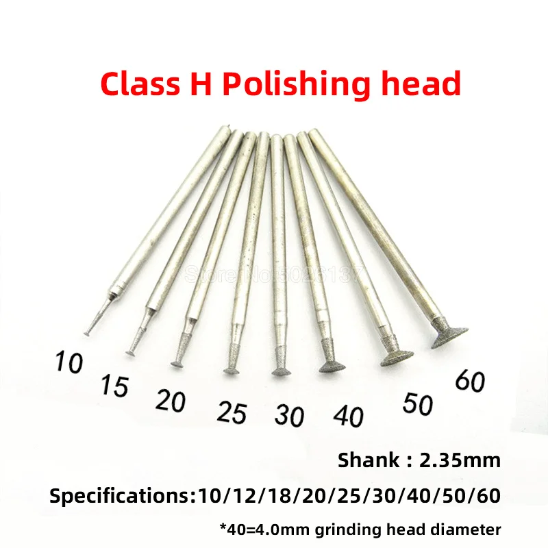 1Pcs H Head 2.35MM Shank Thin Nail Diamond Mounted Point Grinding Head Stone Jade Carving Polishing Engraving Tool Drill Grinder
1Pcs H Head 2.35MM Shank Thin Nail Diamond Mounted Point Grinding Head Stone Jade Carving Polishing Engraving Tool Drill Grinder