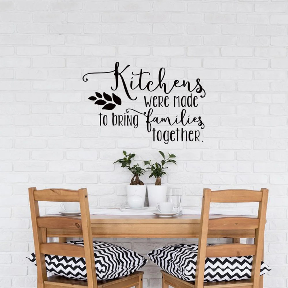 Kitchen vinyl Wall Decal Kitchens Were Made To Bring Families Together Wall sticker Kitchen Wall Decor Family Wall Decals G351
Kitchen vinyl Wall Decal Kitchens Were Made To Bring Families Together Wall sticker Kitchen Wall Decor Family Wall Decals G351