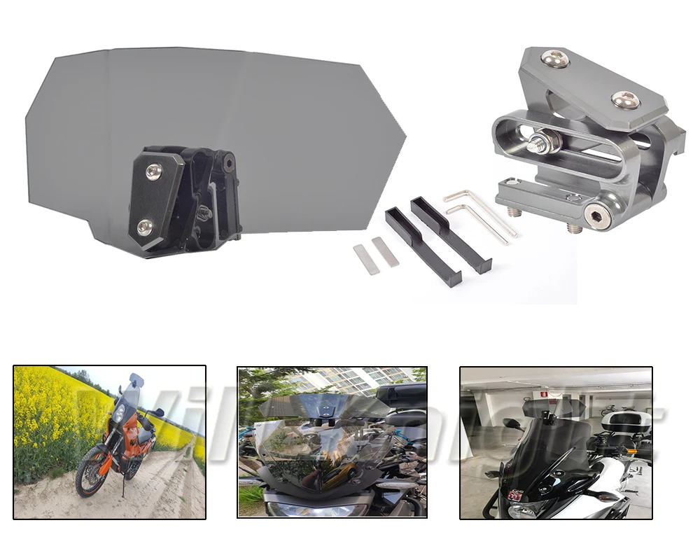 Airflow Adjustable Windshield Smoky Bolt-On Variable Spoiler Blade For Honda Yamaha Suzuki Kawasaki BMW Aprilia Ducati Universal
Airflow Adjustable Windshield Smoky Bolt-On Variable Spoiler Blade For Honda Yamaha Suzuki Kawasaki BMW Aprilia Ducati Universal