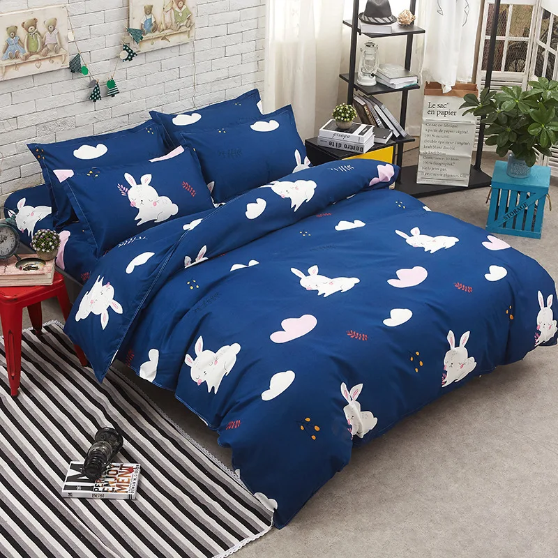 Blue Rabbit Comforter Duvet Cover Bedding Set Kids Bed Linen Single Double Twin Queen King Full Size Cotton Bedlinens 24
Blue Rabbit Comforter Duvet Cover Bedding Set Kids Bed Linen Single Double Twin Queen King Full Size Cotton Bedlinens 24