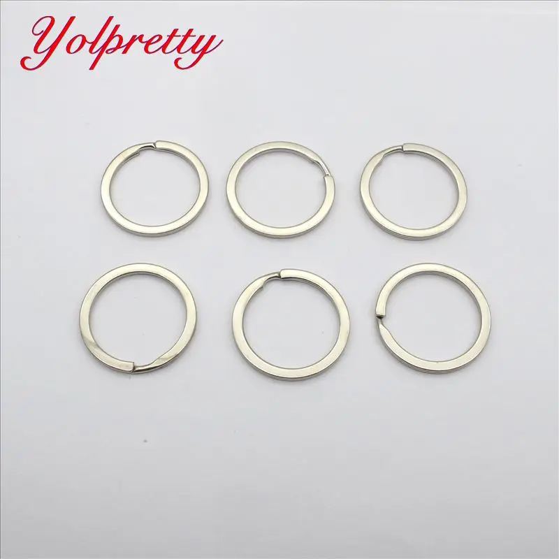 Yolprtty 10pcs/lot Key Ring Key Chain silvery Plated 28mm Long Round Split Keychain Keyrings Wholesale
Yolprtty 10pcs/lot Key Ring Key Chain silvery Plated 28mm Long Round Split Keychain Keyrings Wholesale
