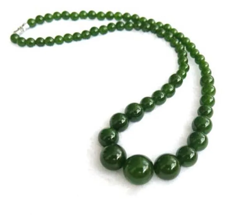 100% Natura Emerald Hetian Jade Handcraft Carved Beads Necklace Wholesale 6--14 mm Tazhu Necklace
100% Natura Emerald Hetian Jade Handcraft Carved Beads Necklace Wholesale 6--14 mm Tazhu Necklace