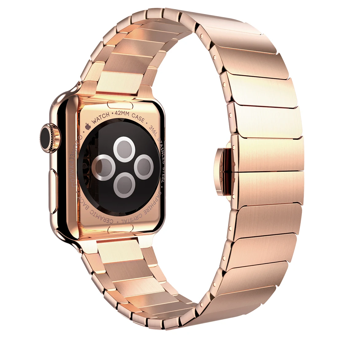 Laforuta Luxury Stainless Steel Strap for Apple Watch SE 44mm 40mm 42mm 38mm Watch Band Metal Link Bracelet for Iwatch 6 5 4 3 2
Laforuta Luxury Stainless Steel Strap for Apple Watch SE 44mm 40mm 42mm 38mm Watch Band Metal Link Bracelet for Iwatch 6 5 4 3 2