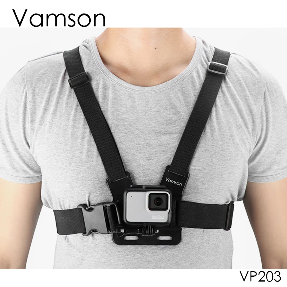 Vamson for Gopro Accessories Chest Strap Belt Body Tripod Harness Mount for Insta360 for Gopro Hero 10 9 8 7 5 6 for Yi 4K VP203
Vamson for Gopro Accessories Chest Strap Belt Body Tripod Harness Mount for Insta360 for Gopro Hero 10 9 8 7 5 6 for Yi 4K VP203