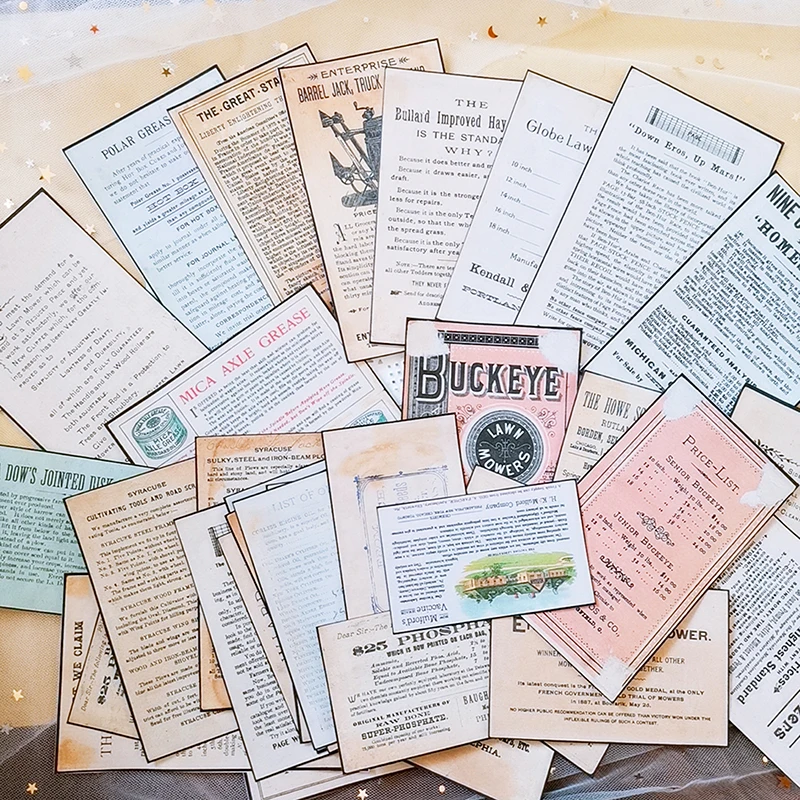 32Pcs Old Newspaper English Background Stickers Junk Journal Planner Stickers Scrapbooking Vintage Decorative Stickers DIY Craft
32Pcs Old Newspaper English Background Stickers Junk Journal Planner Stickers Scrapbooking Vintage Decorative Stickers DIY Craft