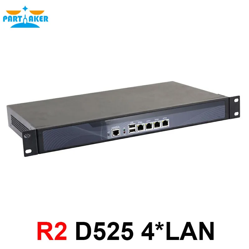 Partaker R2 4 82583v Ethernet Ports Intel Atom D525 Cabinet Firewall Hardware with Rack Ears 2GB RAM 32GB SSD
Partaker R2 4 82583v Ethernet Ports Intel Atom D525 Cabinet Firewall Hardware with Rack Ears 2GB RAM 32GB SSD