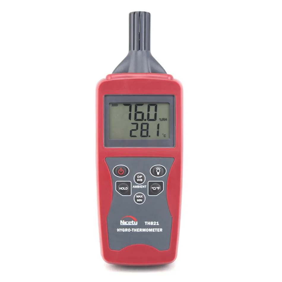 TH821 Nicety Digital Thermometer And Hygrometer Temperature and Humidity Meter Industrial Grade Temperature and Humidity Meter
TH821 Nicety Digital Thermometer And Hygrometer Temperature and Humidity Meter Industrial Grade Temperature and Humidity Meter