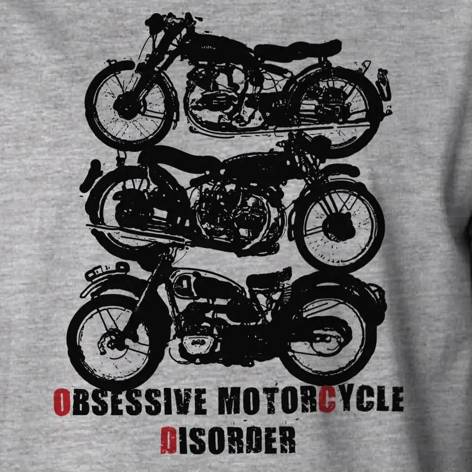 2019 Short Sleeve Cotton Man Clothing Homme Obsessive Motorcycle Disorder Hot Sale Vintage Biker Print Tee shirt
2019 Short Sleeve Cotton Man Clothing Homme Obsessive Motorcycle Disorder Hot Sale Vintage Biker Print Tee shirt