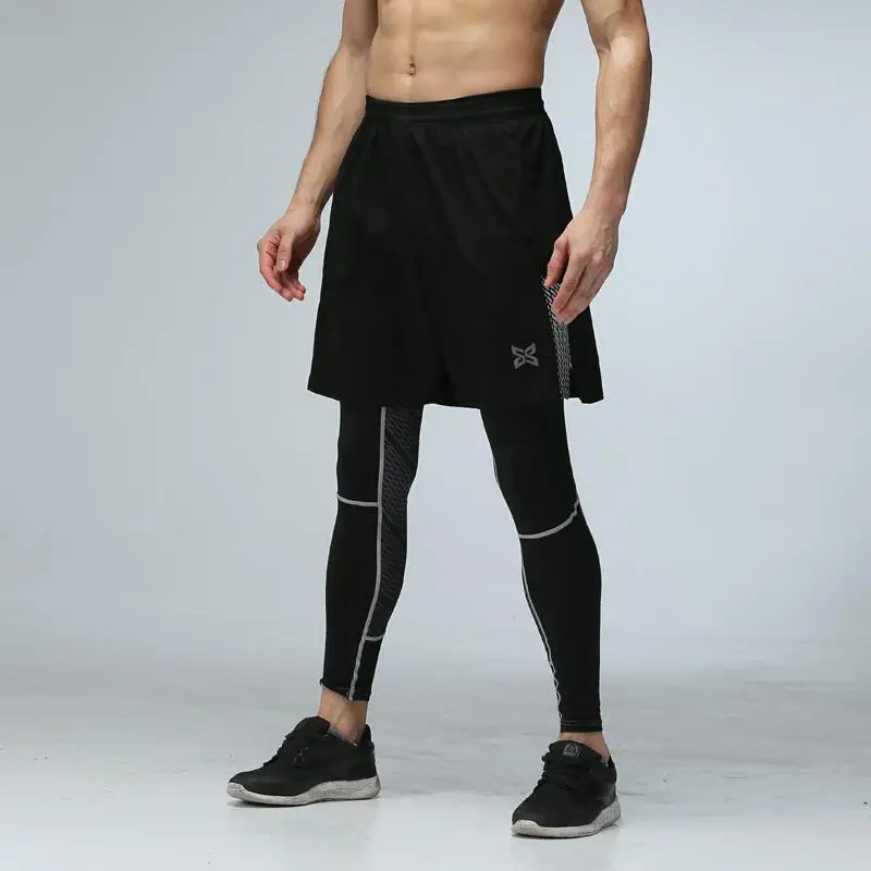 2017 new 2 pieces sports leggings running tights shorts suit men skins compression tights quick dry fitness gym running clothes
2017 new 2 pieces sports leggings running tights shorts suit men skins compression tights quick dry fitness gym running clothes