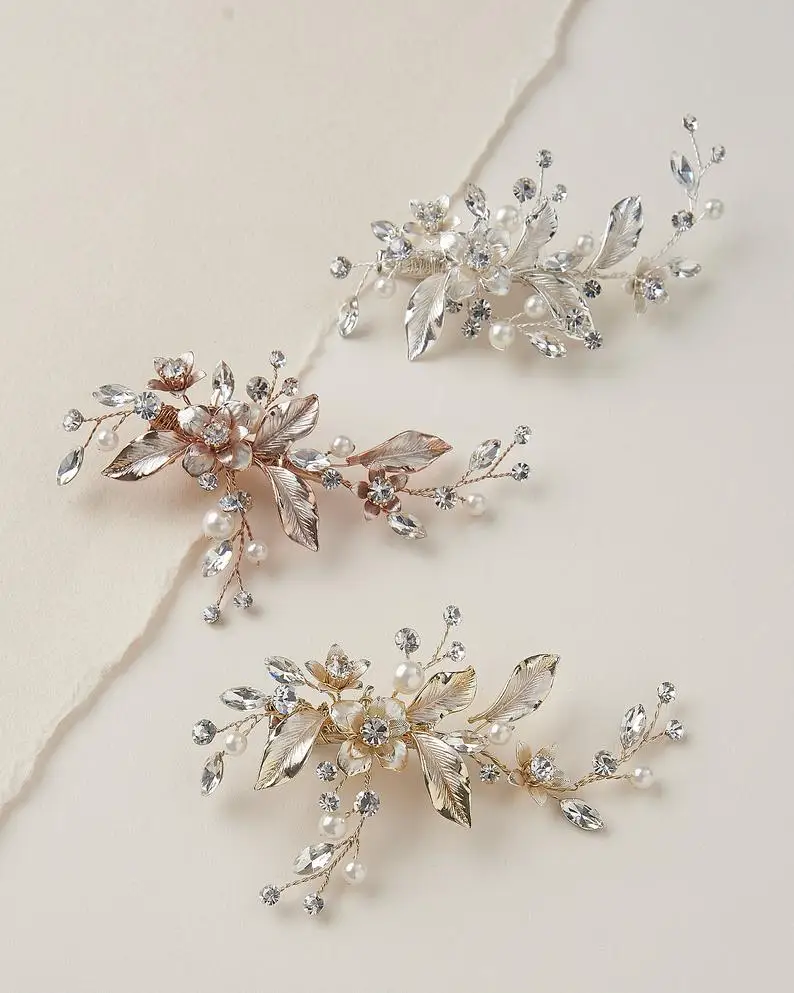 Floral Bridal Hair Clip, Bridal Hair Accessory Pearl & Rhinestone Bridal Clip Floral Wedding Hair Comb, Pearl Wedding Hair Clip
Floral Bridal Hair Clip, Bridal Hair Accessory Pearl & Rhinestone Bridal Clip Floral Wedding Hair Comb, Pearl Wedding Hair Clip