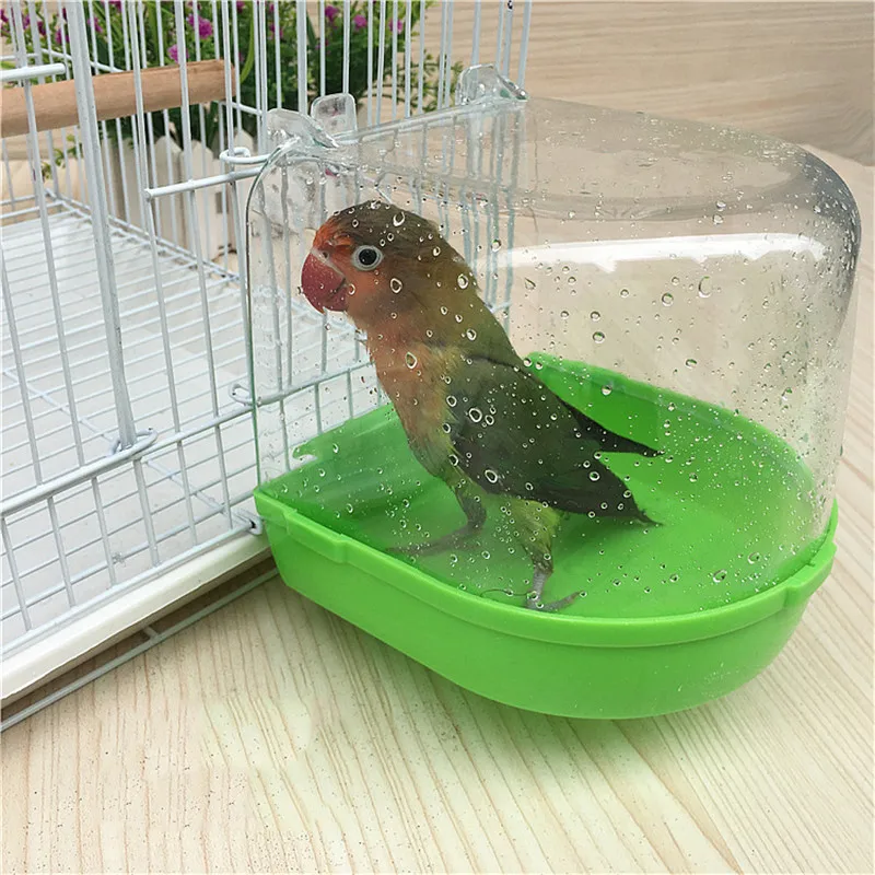AHUAPET Bird Bath Bathtub Bath Box Bird Cleaning Tool Cage Accessories Parrot Bath Transparent Plastic Hanging Tub Shower E
AHUAPET Bird Bath Bathtub Bath Box Bird Cleaning Tool Cage Accessories Parrot Bath Transparent Plastic Hanging Tub Shower E
